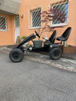 Berg Gokart mit schwarzer Lackierung und extra Rücksitz