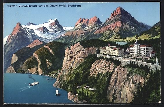 Cartoline postali: Seelisberg, Vierwaldstättersee und Gran – Usato da Berlin venduto da bartko-reher