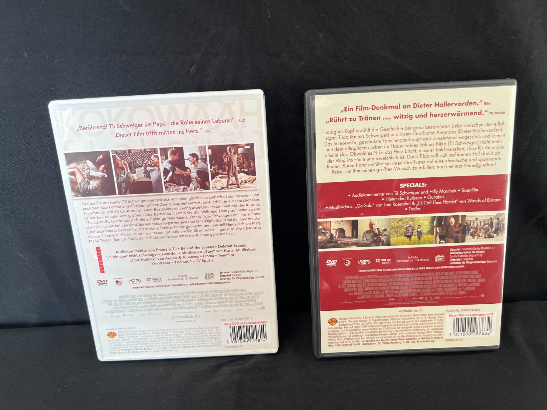 Alle DVDs: DVDs: Kokowääh 1 & Honig im Kopf – Gebraucht aus Zürich von Drahtzug 1