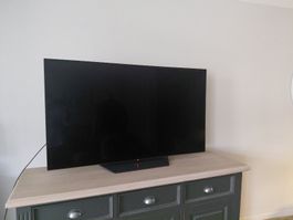 Fernseher OLED Modell schwarz gebrauchter Zustand LG OLED55B