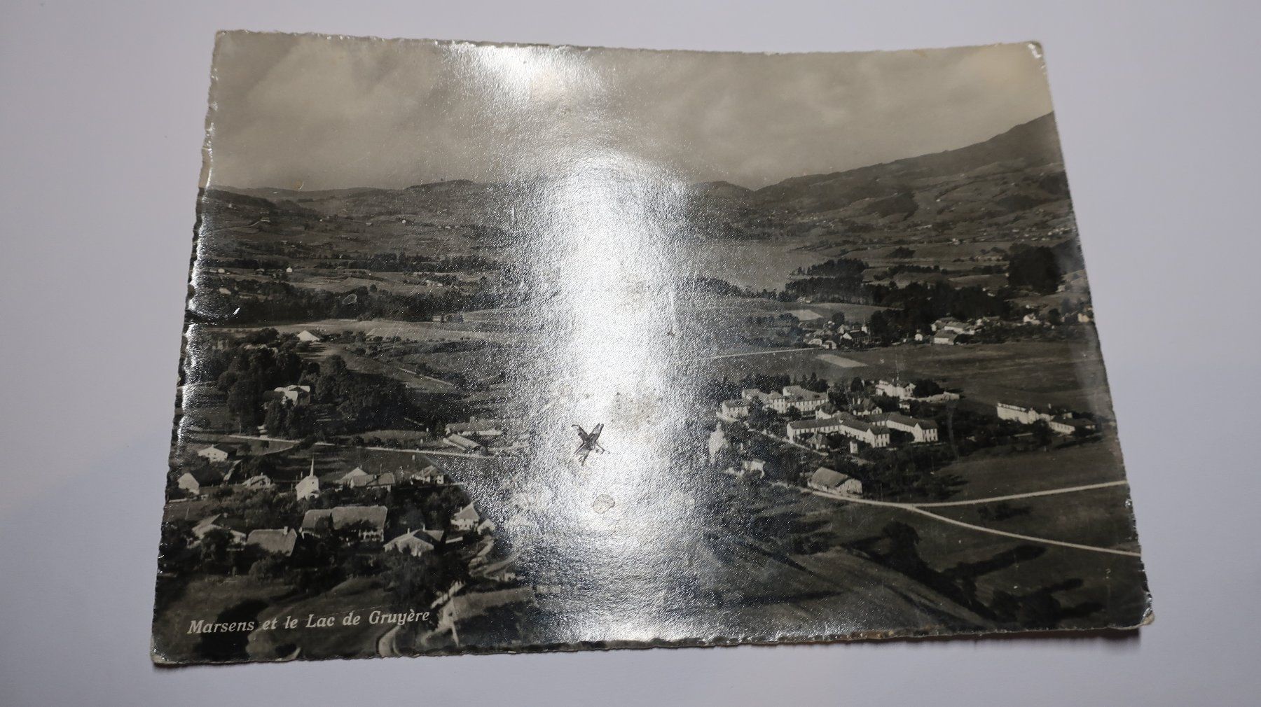 Cartoline postali: Marsens et le lac de Gruyère – Difettoso da Cormoret venduto da Pascalll2001 1
