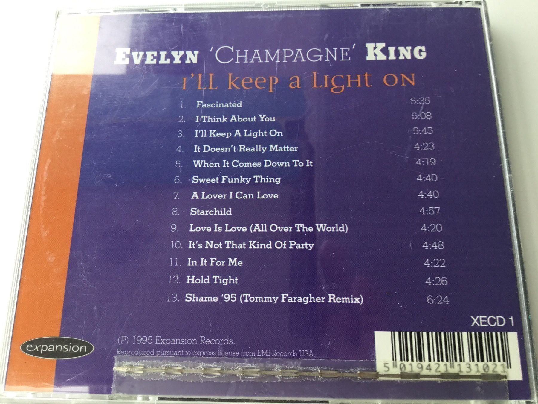 CD: Evelyn Champagne King – Usato da Rüti ZH venduto da alumedien 1