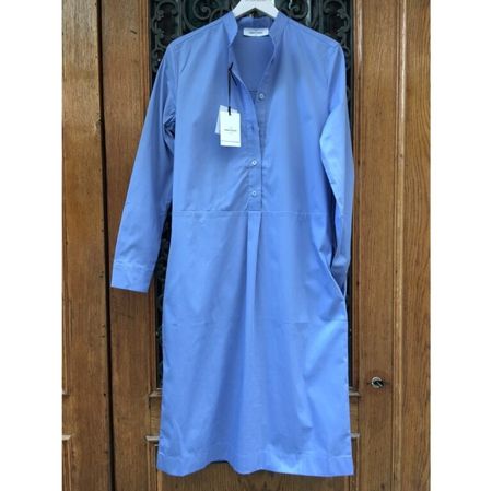Gran Sasso Tunika Kleid Langarm BW mittel blau Gr 36