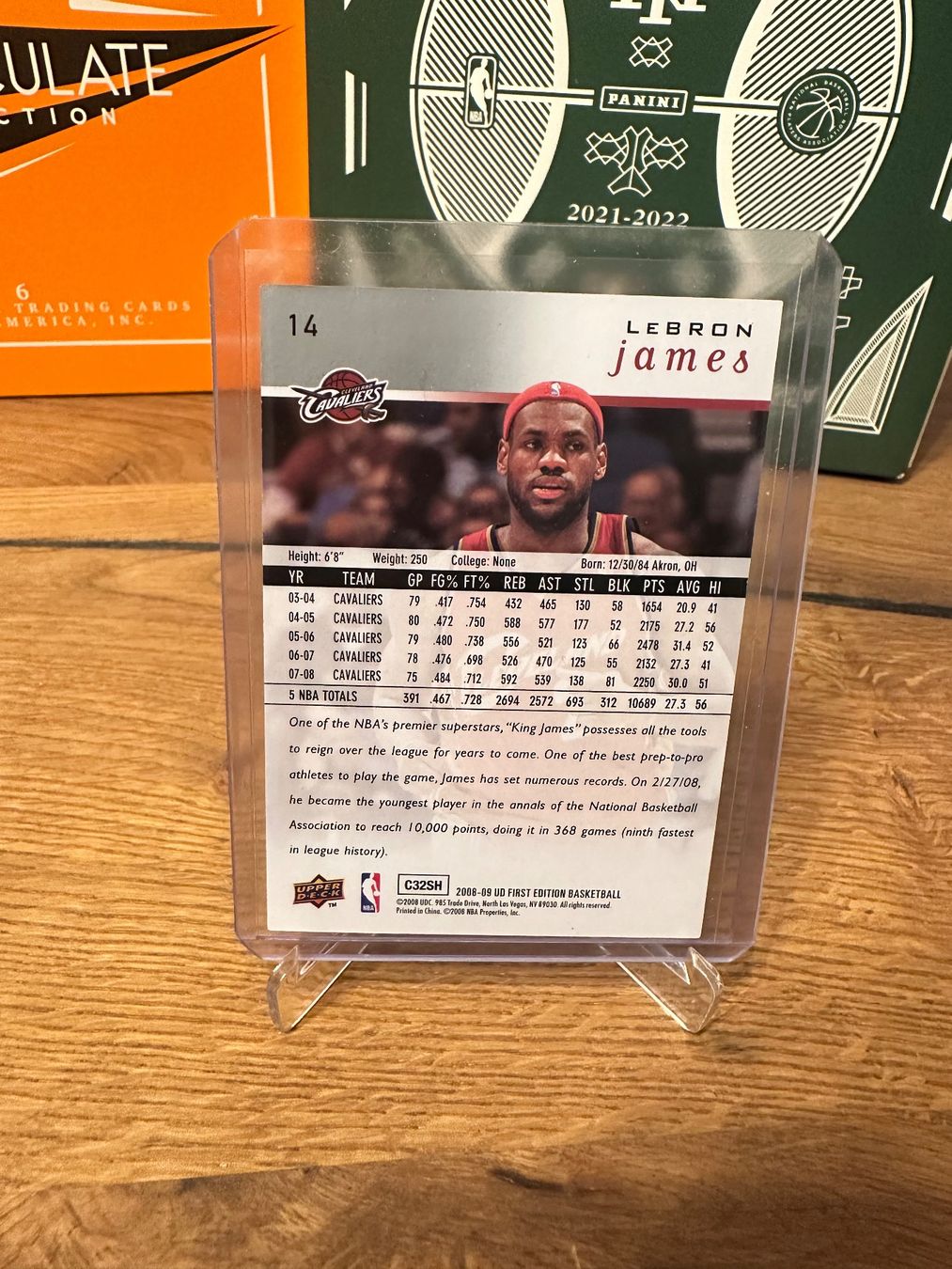 Nba Cartes à collectionner: LeBron James Upper Deck first print – D'occasion à Vullierens par Gaara04 1