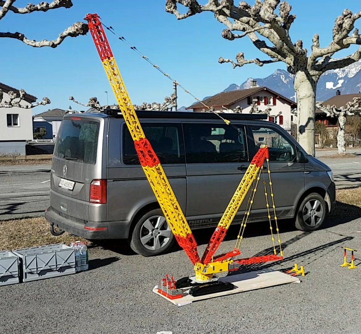 Liebherr Kit di modellismo & Modellini statici: Grue en Lego technic, Liebherr crane, model réduit – Nuovo (secondo la descrizione) da Troistorrents venduto da Foes1986 8