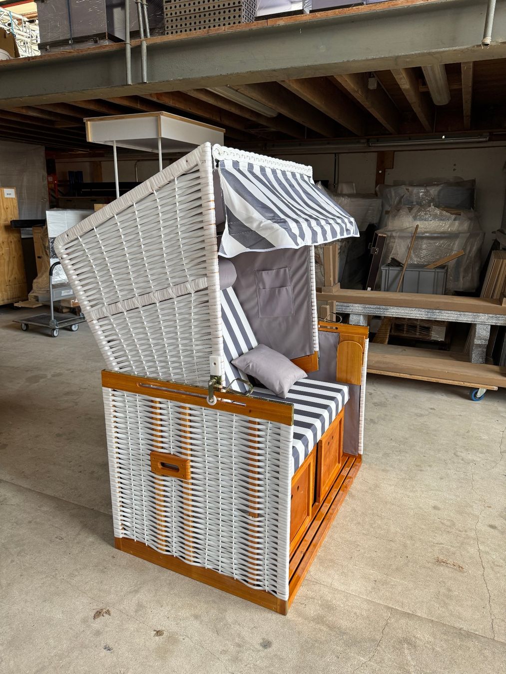 Poltrone: Strandkorb NORDERNEY DELUXE Strandkorb XXL – Nuovo e nell'imballaggio originale da Bern venduto da ajaquet 2