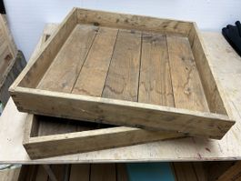 2 Holzkisten geeignet für DIY Projekte