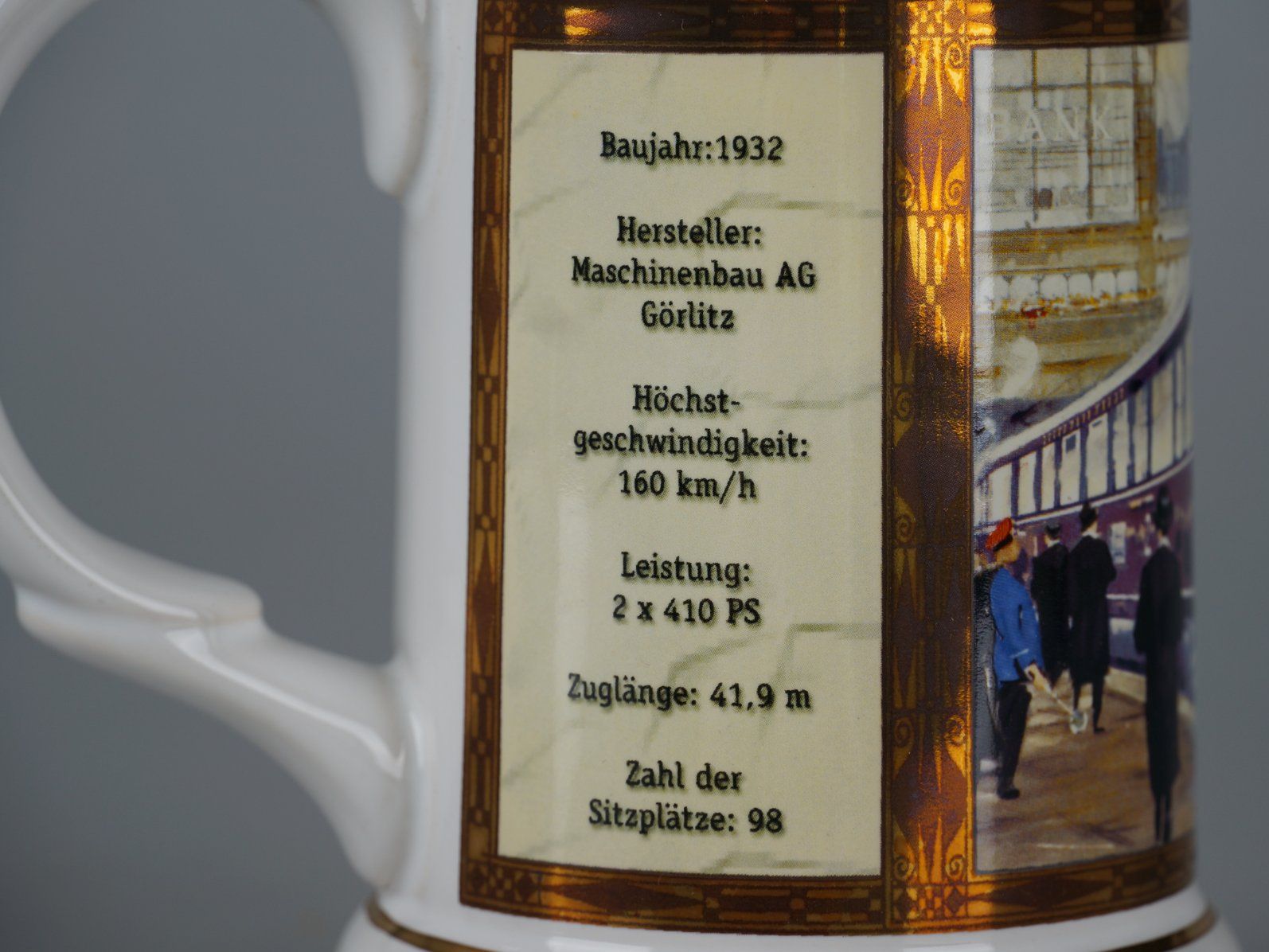 Bicchieri: Fliegenden Hamburger Bierkrug (Deutsche Post Collection) – Nuovo (secondo la descrizione) da Rüti ZH venduto da Restwert_Rueti_ZH 5