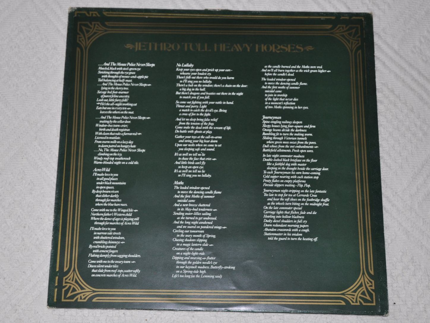 Schallplatten: LP Jethro Tull - Heavy Horses – Gebraucht aus Boll von Theodora15 2
