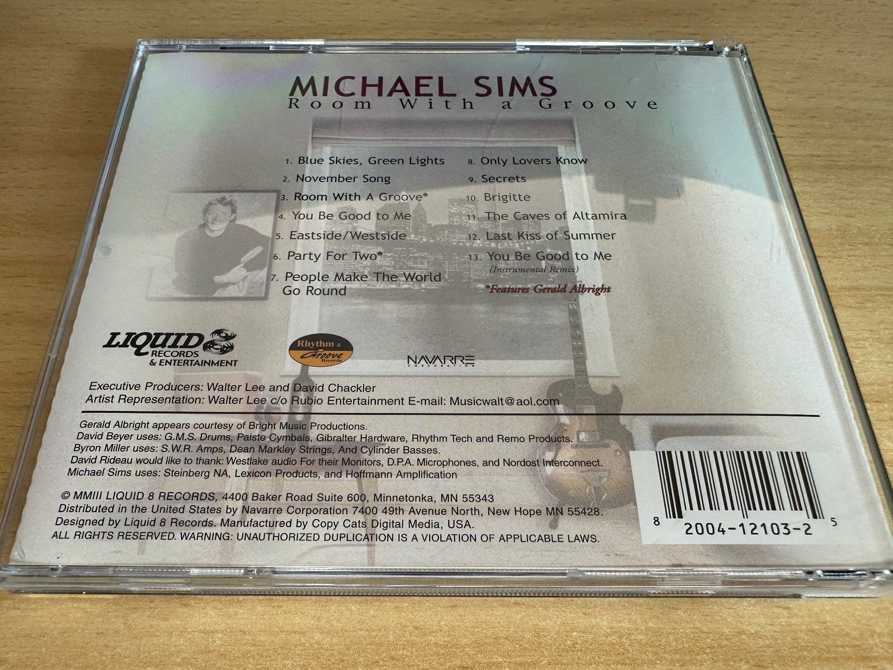 CD: Michael Sims – Room With A Groove – Usato da Rikon im Tösstal venduto da Alpenmutz 1