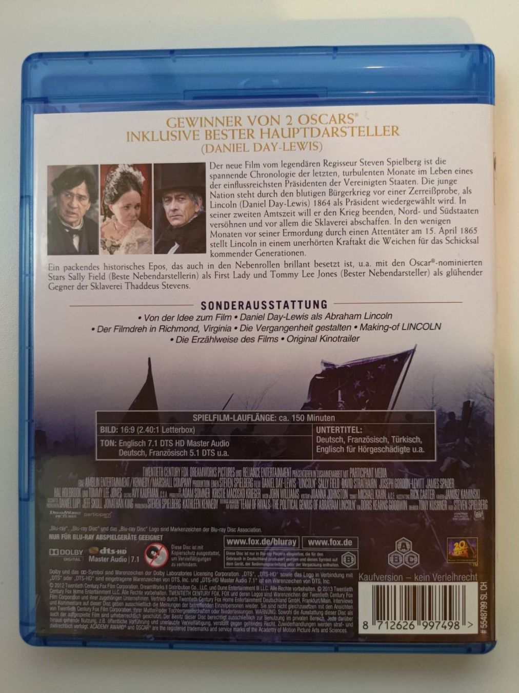 Alle DVDs: Lincoln – Gebraucht aus Liestal von Kratzilla 2