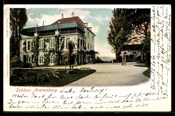 Ansichtskarten: AK Arenenberg, Schloss, 1903 – Gebraucht aus Berlin von bartko-reher