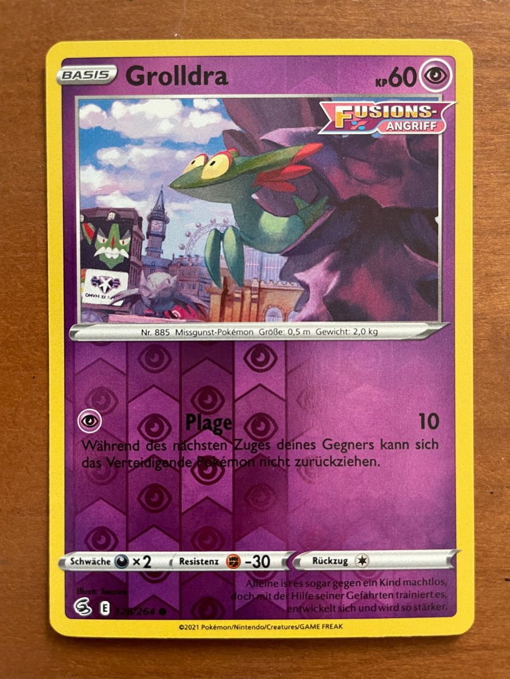 Pokémon Sammelbilder & Trading cards: Pokemon Grolldra Reverse (Versand gratis) – Neu (gemäss Beschreibung) aus Chur von Angerson