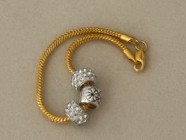 Luxus Elegante 18 cm Armband Farbe :Gold