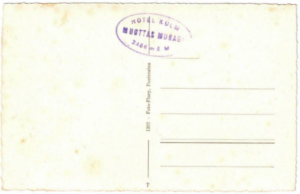 Cartoline postali: St. Moritz - Standseilbahn Muottas Muragl Bergstation – Usato da Binningen venduto da Mountainrider 1