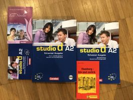 Studio d A2 German books.