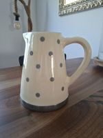 Green Gate Milch Krug mit grauen Punkten , Beige Keramik