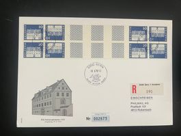 FDC Karte Kehrdruckmarken 1970   (G60)
