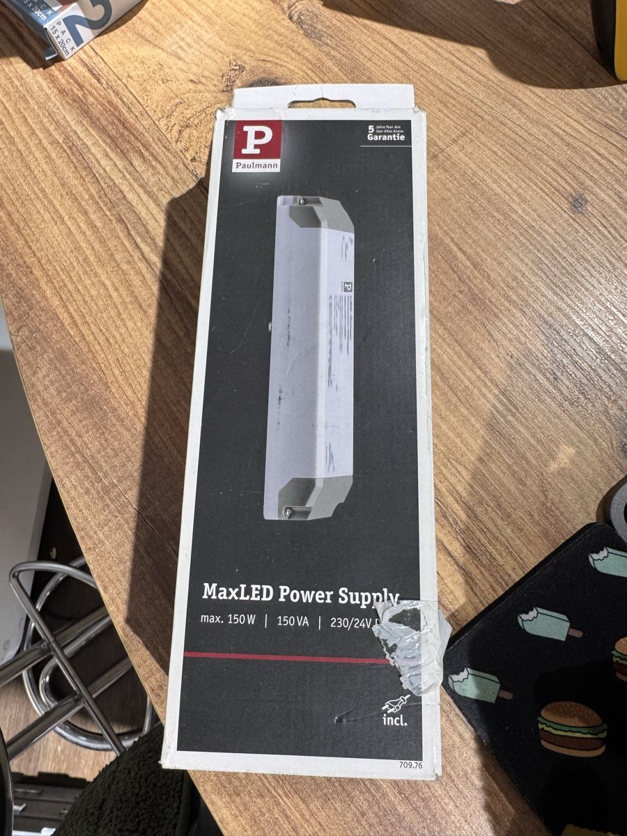 Alimentazione elettrica: Paulmann MaxLED Power Supply 150W, Neu, Transformator – Nuovo (secondo la descrizione) da Luzern venduto da sinni