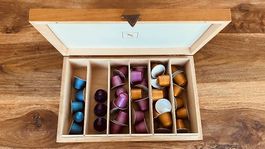 Original Nespresso Box Holz