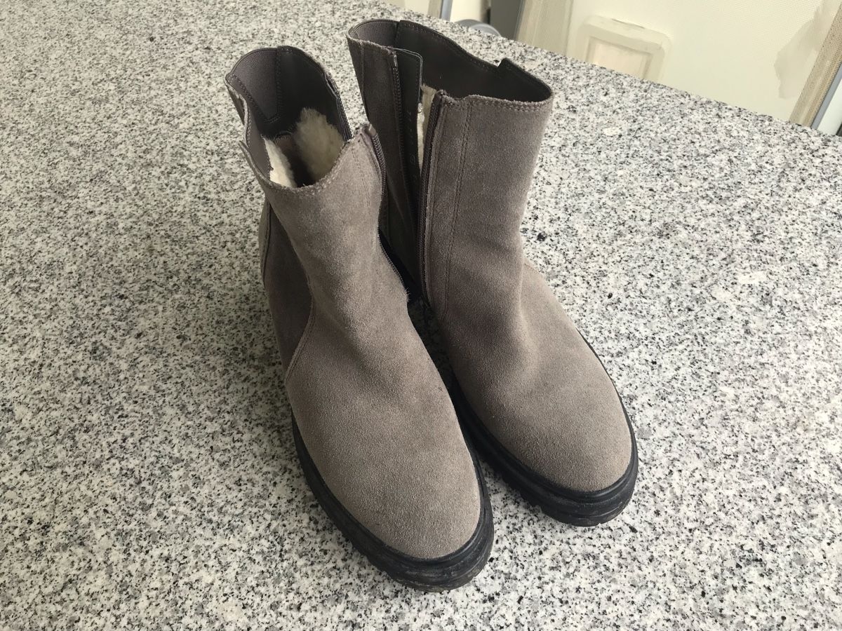 Gabor Damenschuhe: Wildleder Stiefel – Gebraucht aus Burgdorf von Judilie 4