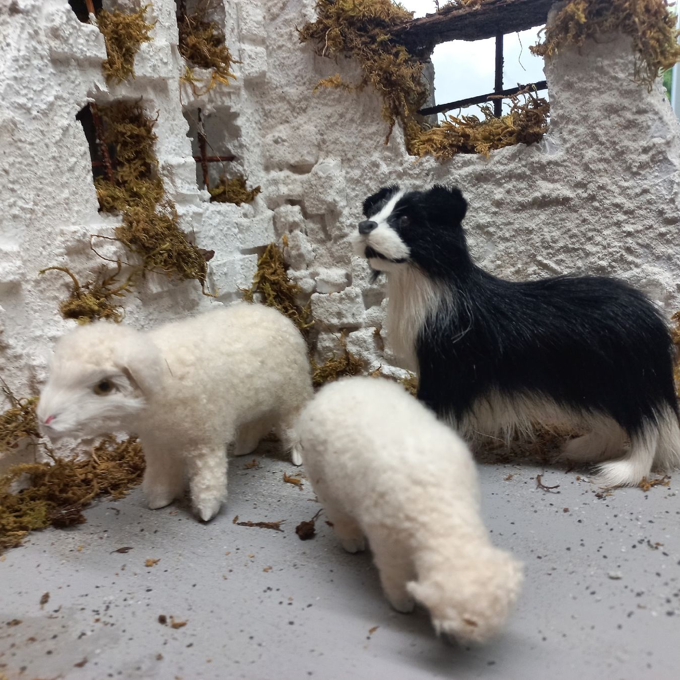 Statuette: Hund mit Schafen, Schwarzenberger Krippenfiguren – Usato da Lachen SZ venduto da jimmygoal13 8