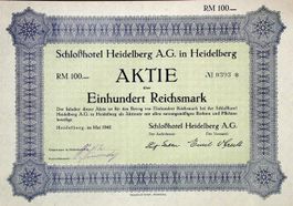 Schlosshotel Heidelberg AG, Heidelberg - 1940