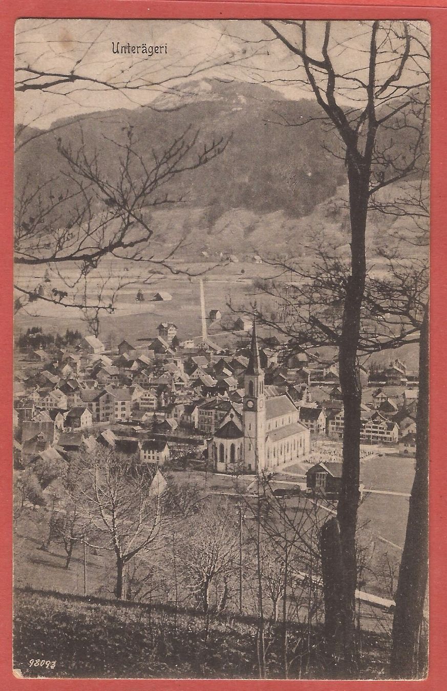 Cartoline postali: Unterägeri - 1921 – Usato da Fislisbach venduto da Porano