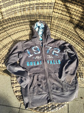 Kapuzenjacke H&M L.O.G.G. grau Grösse 158/164 gebraucht