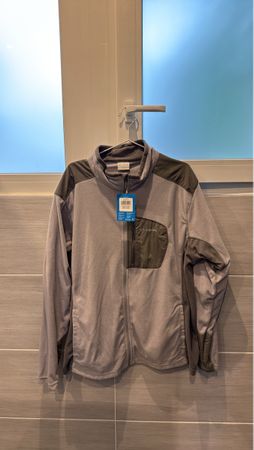 Veste polaire Columbia, taille XXL, grise, neuve