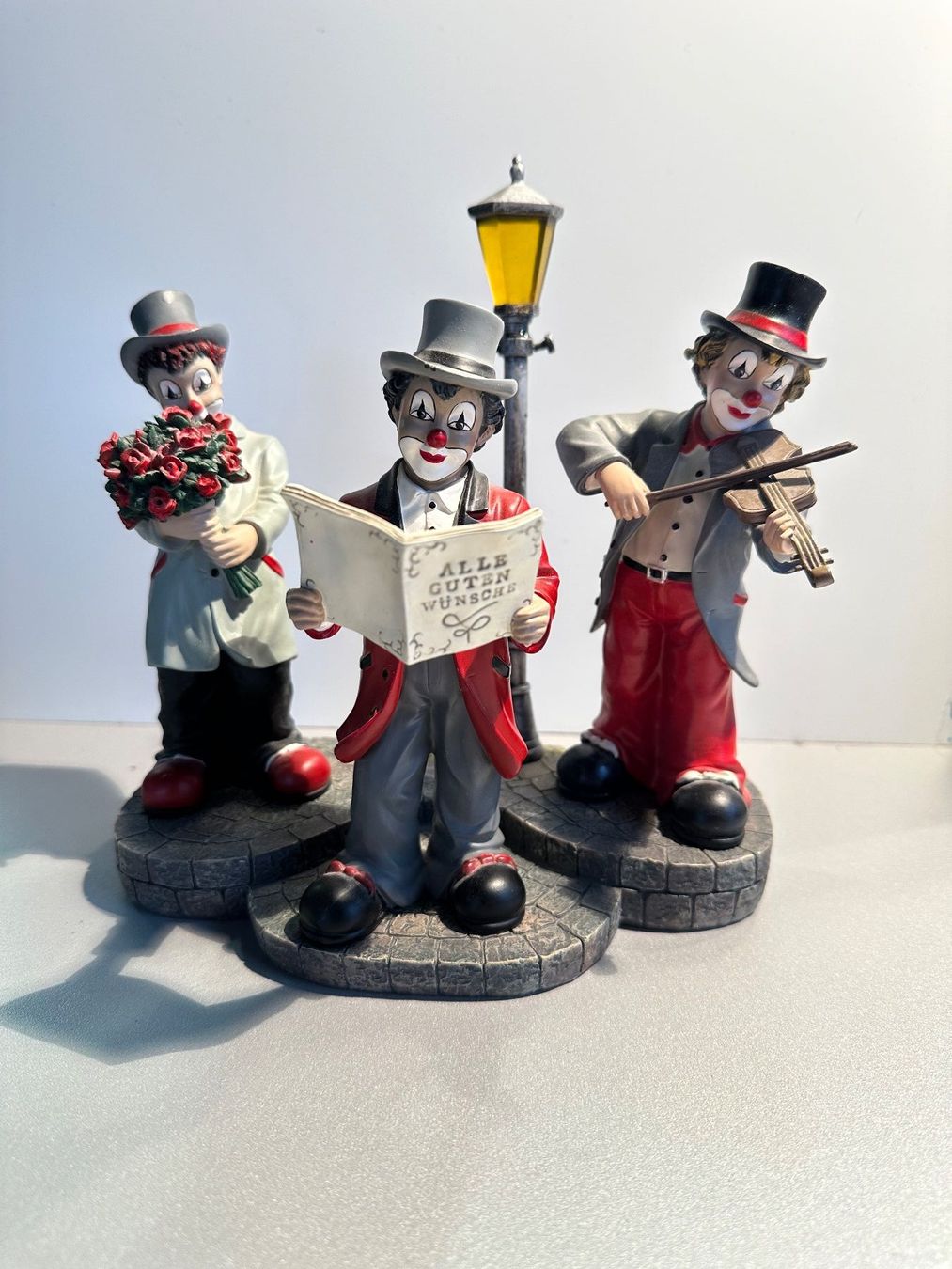 Figuren: Gilde Clown - nachts an der Laterne – Gebraucht aus Brügg BE von TSP02