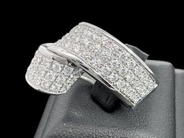 BINDER Diamanten 1.65ct Ring 18k Weissgold Grösse 56 *S1237