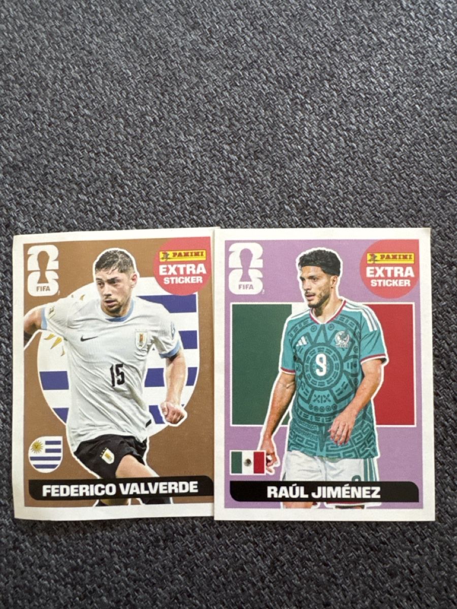 Panini Carte collezionabili: Panini Extra Sticker Federico Valverde Raul Jimenez – Nuovo (secondo la descrizione) da Niederbipp venduto da tia_zt2s