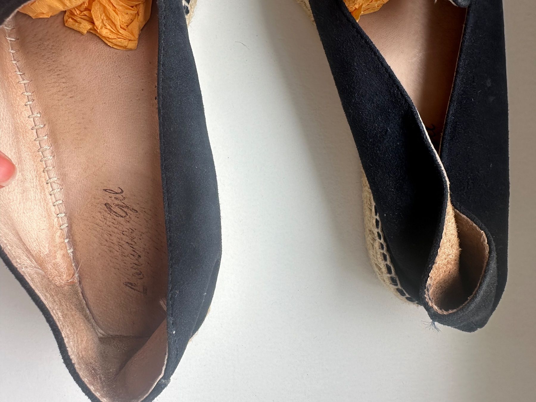 Scarpe da donna: Dunkelblaue Espadrilles mit Glitzerstein – Usato da Uster venduto da Monika_OB 3