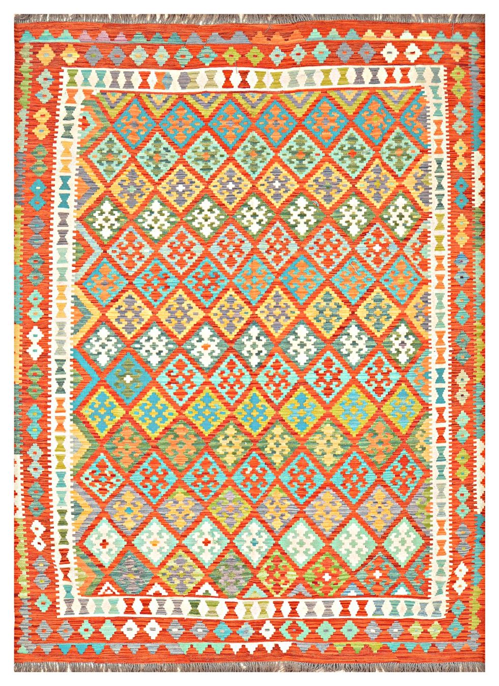 Kelim Tappeti: Oriente Kelim Teppich 345x250 cm – Nuovo e nell'imballaggio originale da Lahore venduto da Fairways79 4