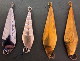 4 cuillères pour la traîne/ 4 Schlepplöffel