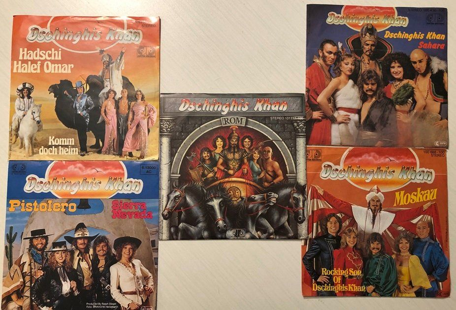 Dischi in vinile: Dschinghis Khan - 5x Vinyl-Single – Usato da Grüningen venduto da azulvinyl