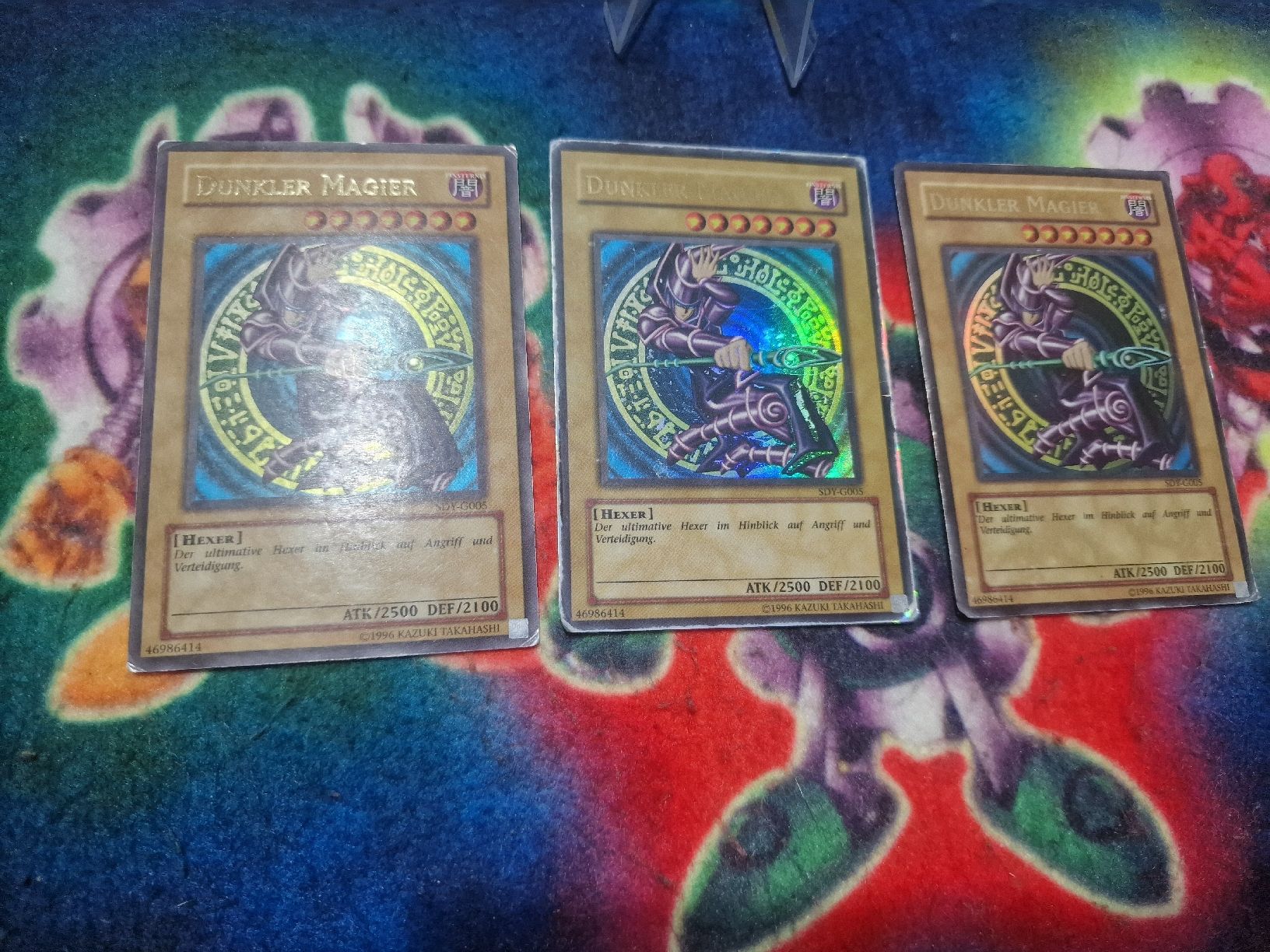 Yugioh Carte collezionabili: 3 Yu-Gi-Oh Karten Dunkler Magier Set  – Usato da Dietikon venduto da GC-Store