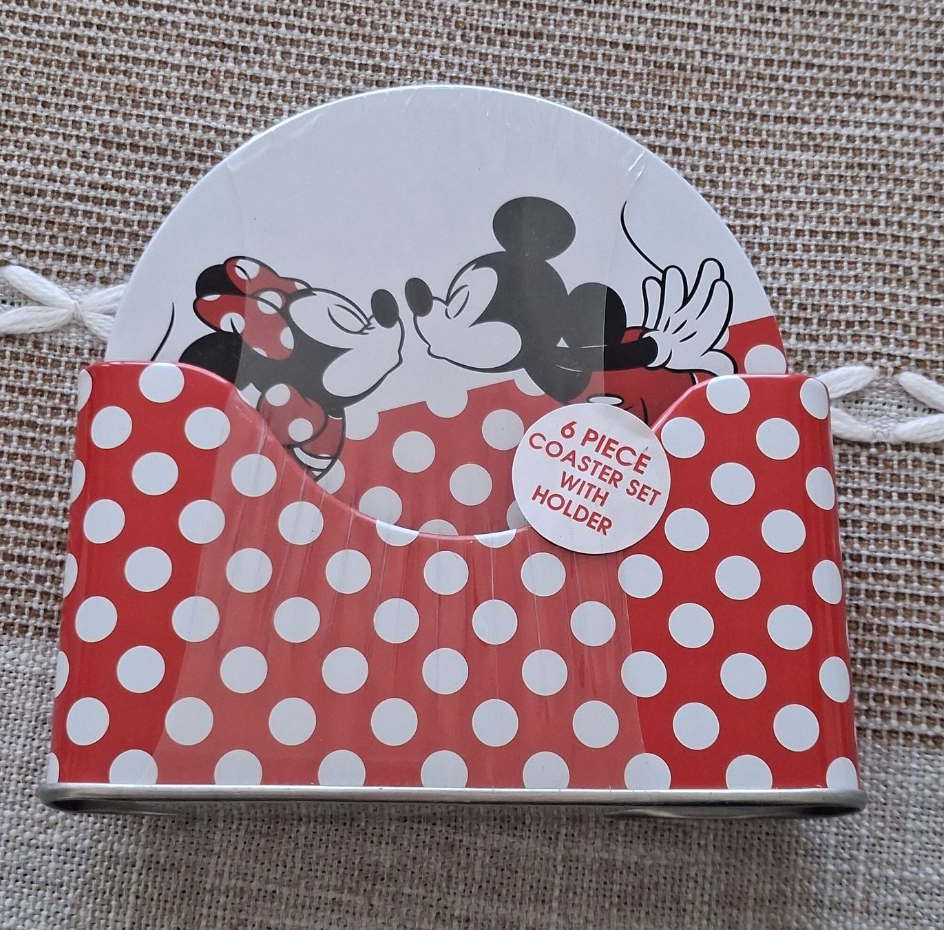 Sottobicchieri: Mickey & Minnie Mouse Untersetzer Set, 6-teilig, Neu – Nuovo e nell'imballaggio originale da Buchrain venduto da larissaa__x