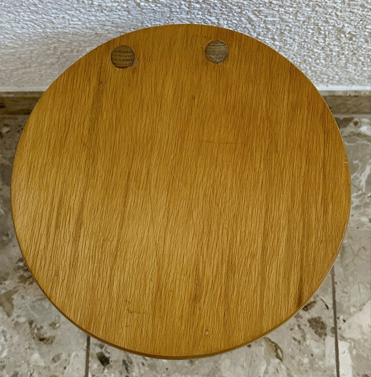 Hocker: Vintage Holz Hocker, Blumenständer Höhe 30 cm – Gebraucht aus Mauensee von Braut-kleid 1
