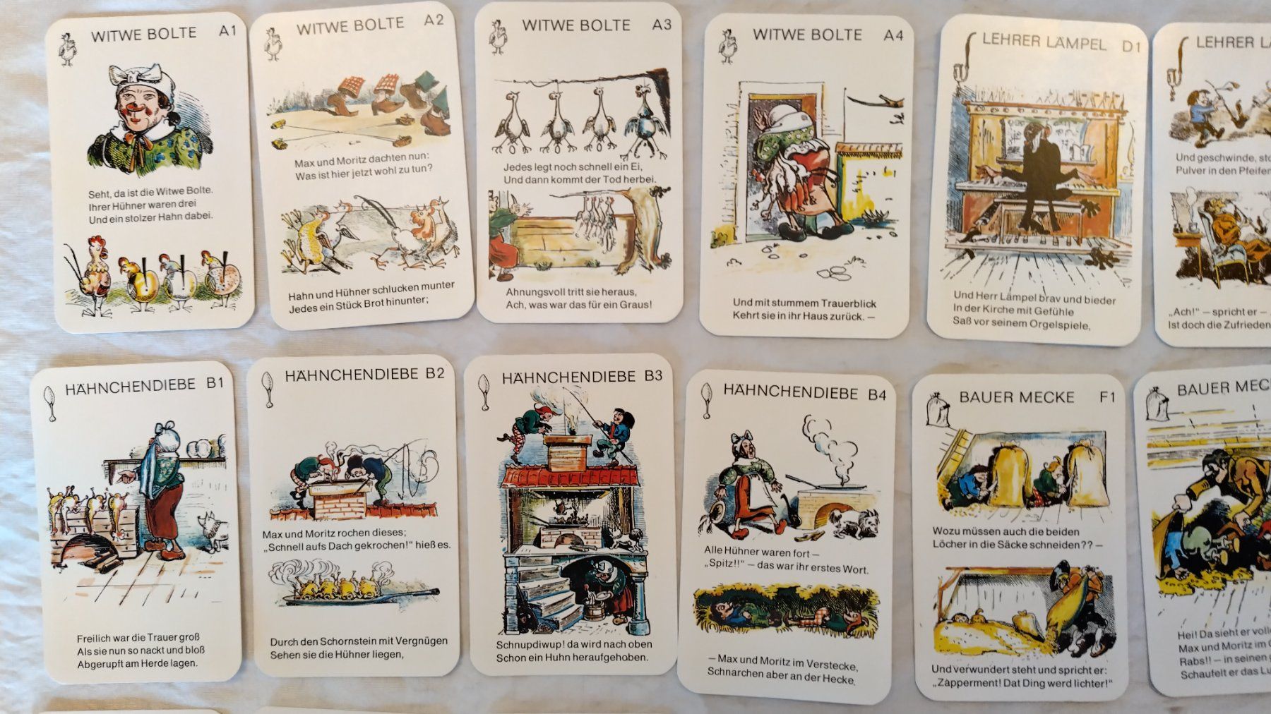 Giochi: Quartett - Max und Moritz ab Fr. 5.- / 24 Karten – Usato da Bellach venduto da JingleJerry 3