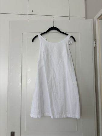 Zara Dress white ruffle detail