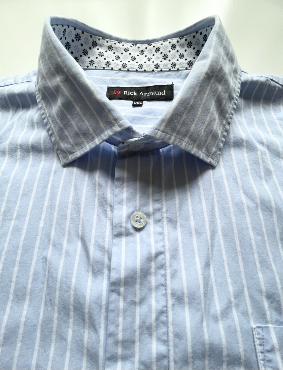 Camicie: Rick Armand Herrenhemd, hellblau gestreift – Usato da Zürich venduto da Christine.R 3