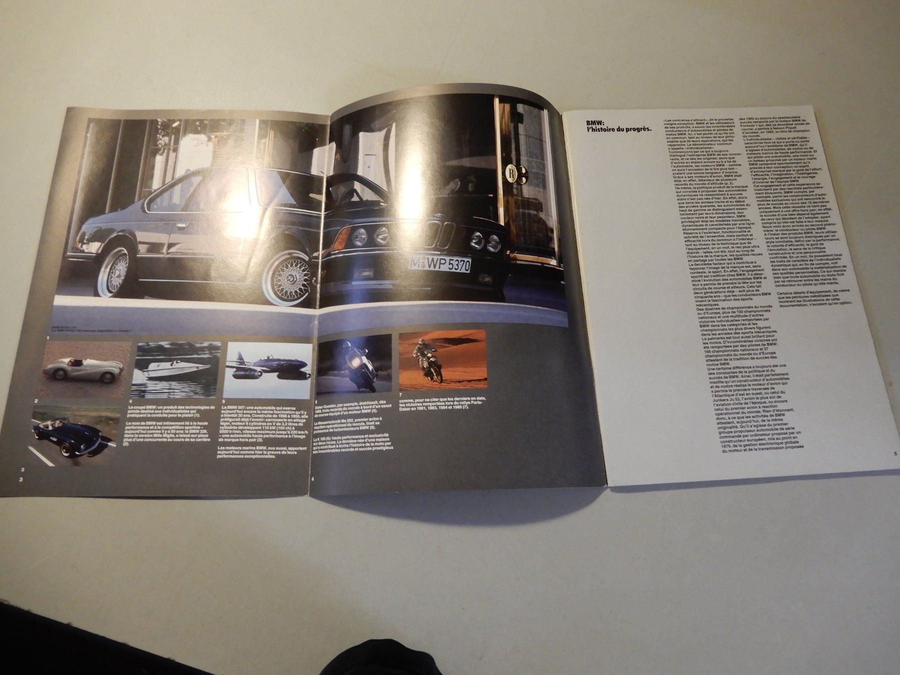 BMW Documents: BMW Katalog Le dynamisme du progres au plus haut niveau d... – D'occasion à Erstfeld par Mario_boe0 1