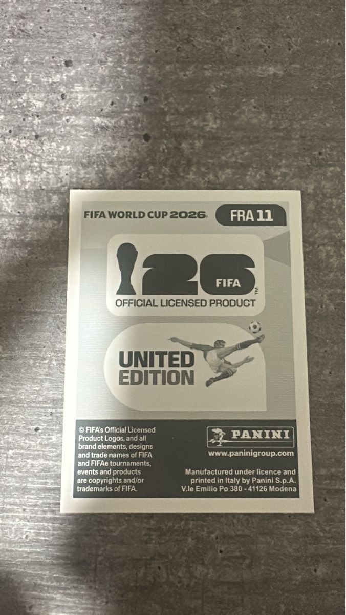 Panini Carte collezionabili: FRA 11 , FIFA WORLD CUP 2026 PANINI  – Nuovo (secondo la descrizione) da Frauenfeld venduto da 1PegPeg1 1