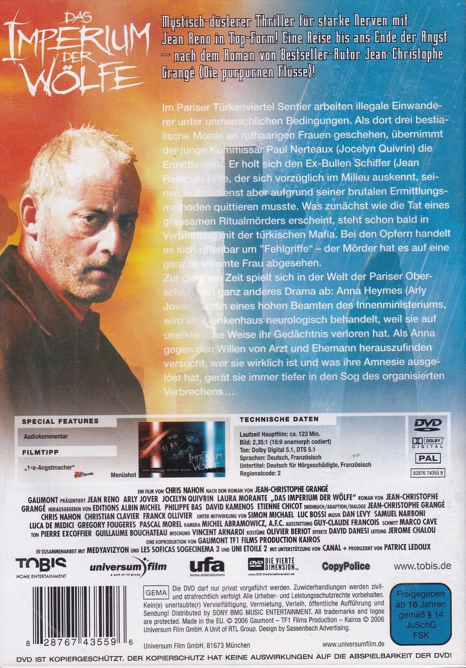 Alle DVDs: DVD ab Fr. 1.--, Das Imperium der Wölfe – Gebraucht aus Lausen von Mondeo10628 1