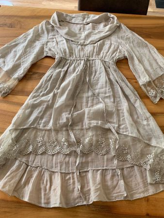 Romantisch verspielte Boho Tunika/Tunikakleid Gr. S
