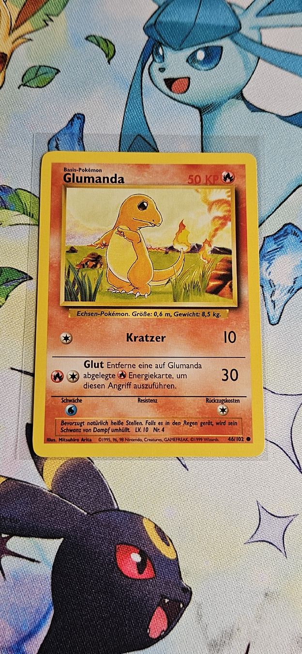 Pokémon Carte collezionabili: Glumanda 46/102 Base Set DE – Usato da Belp venduto da Ginus85