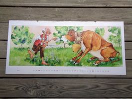 APPENZELLER MARTIN SYNACEK KALENDER DRUCK BILD NOMITTAGSTEE