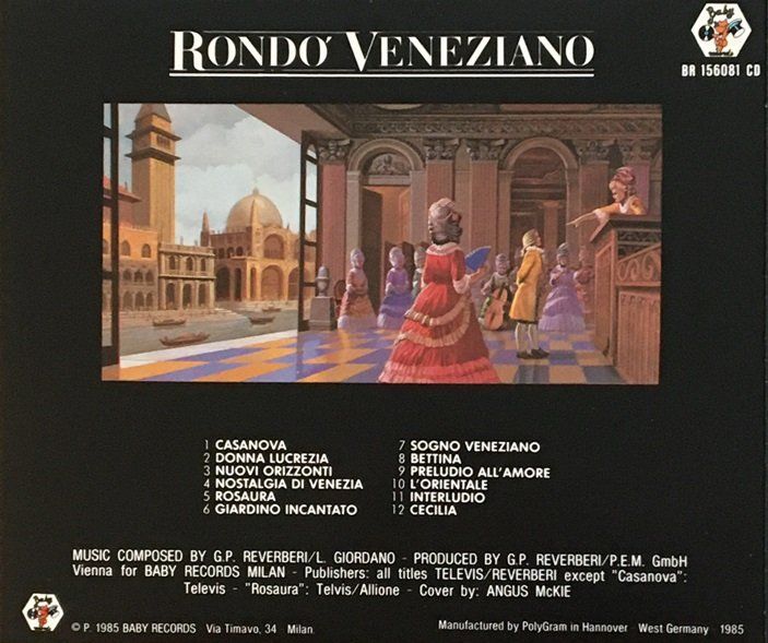 CD: Rondo Veneziano - Casanova – Usato da Grüningen venduto da azulamarillo 1